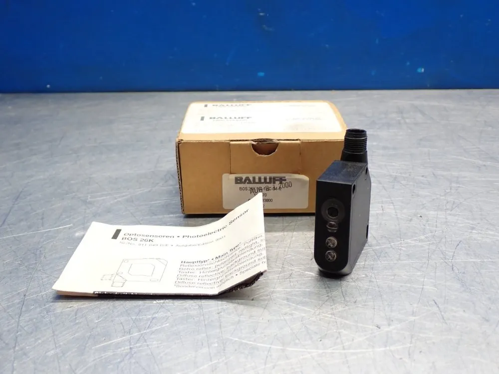 Balluff Block Style Optical Sensor - Bos-26k-na-1hc-s4-c