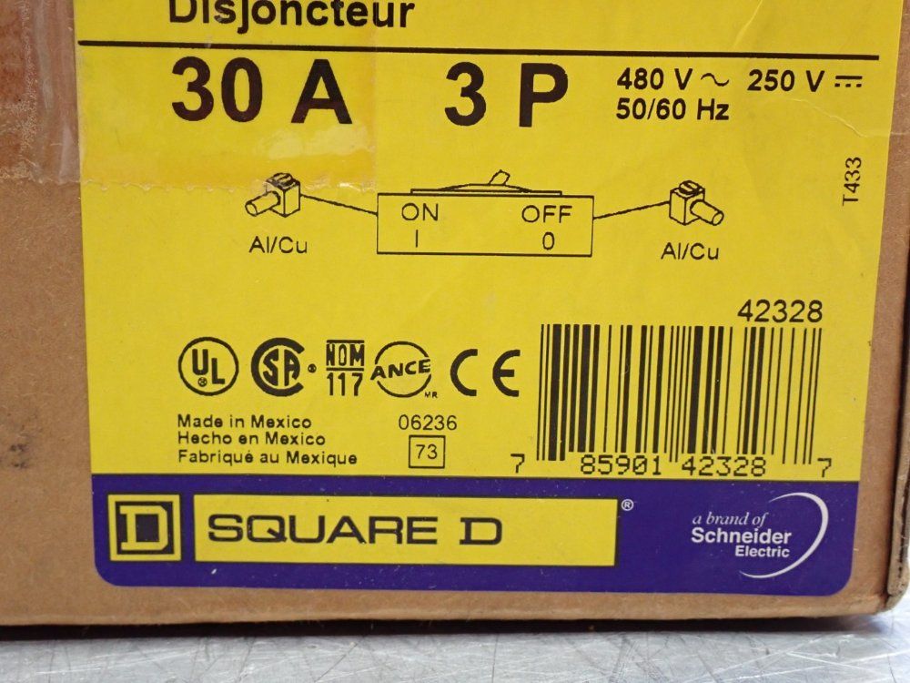 Square D Molded Case Circuit Breaker