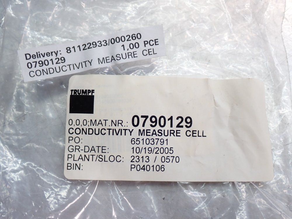 Trumpf Conductivity Measure Cell - 0790129