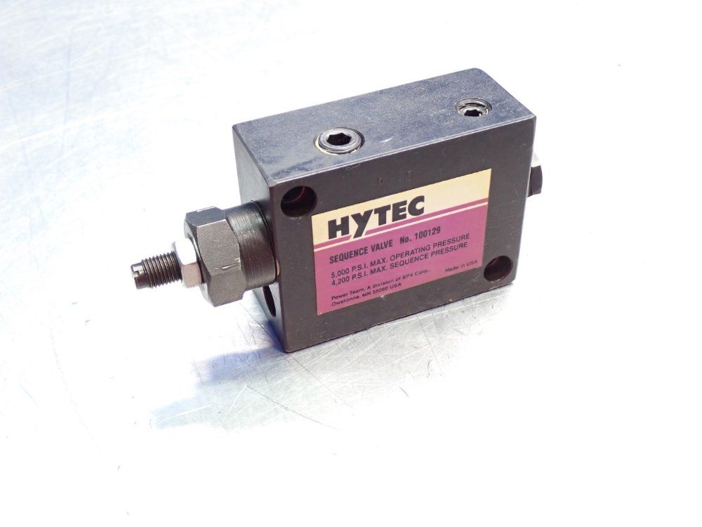 Hytec Spx 5000psi Max Op Pressure, 4200psi Max Seq Pressure Directional Sequence Valve - 100129