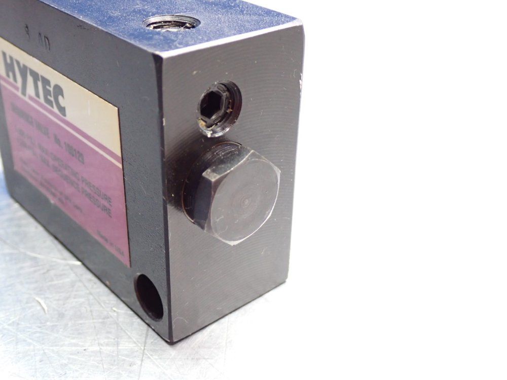 Hytec Spx 5000psi Max Op Pressure, 4200psi Max Seq Pressure Directional Sequence Valve - 100129
