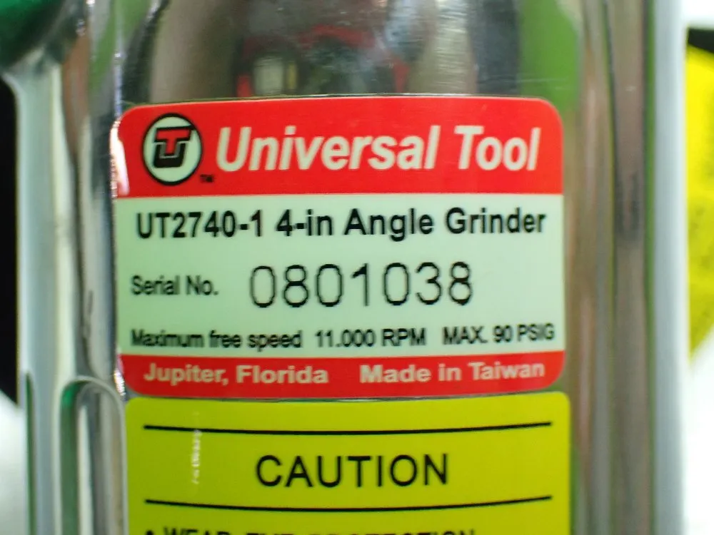 Universal Tool 4" 4-in Angle Grinder. - Ut2740-1