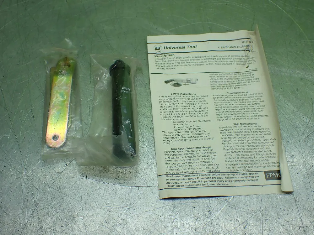 Universal Tool 4" 4-in Angle Grinder. - Ut2740-1