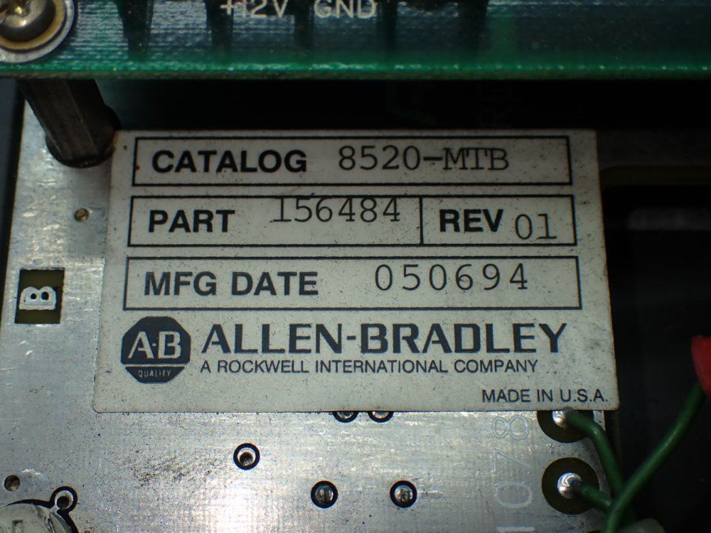 Allen-bradley Operator Interface Panel. - 8520-mtb