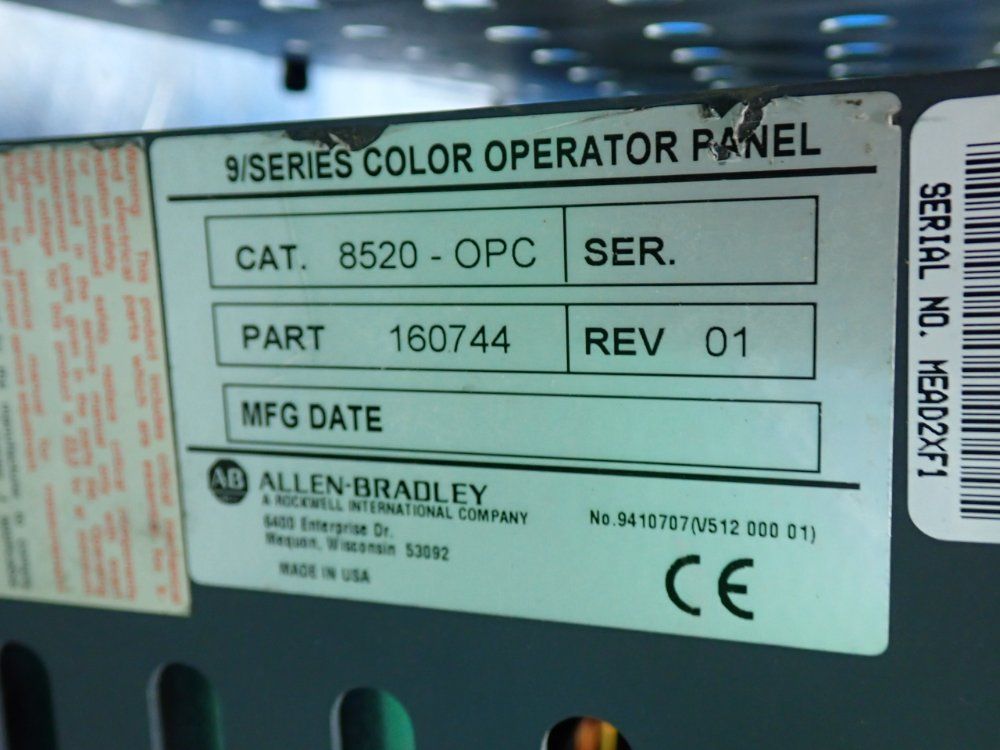 Allen Bradley 9/series Operator Control Panel - 8520-opc