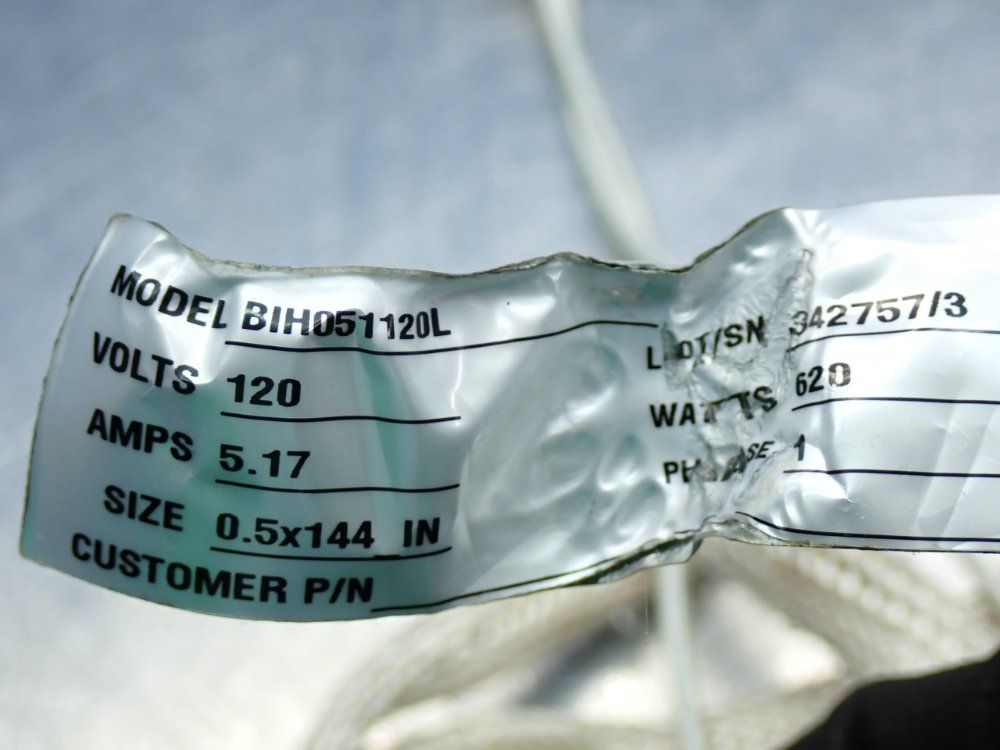 Briskheat Heavy Insulated Fiberglass Heating Tape - Bih051120l