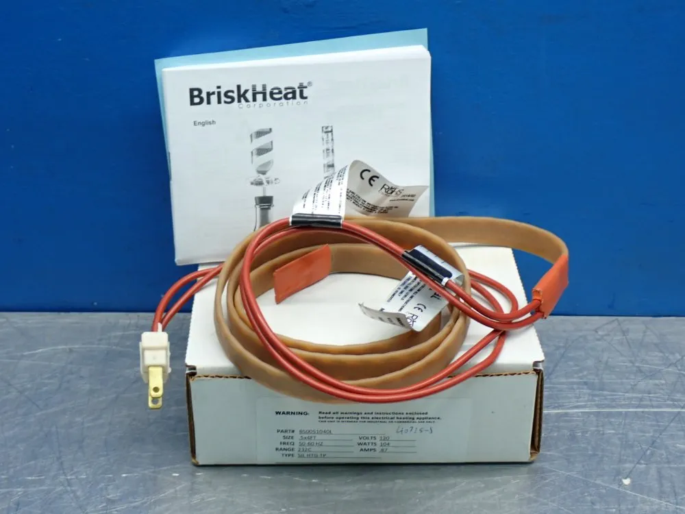 Briskheat Heavy Insulated Fiberglass Heating Tape - Bs0051040l