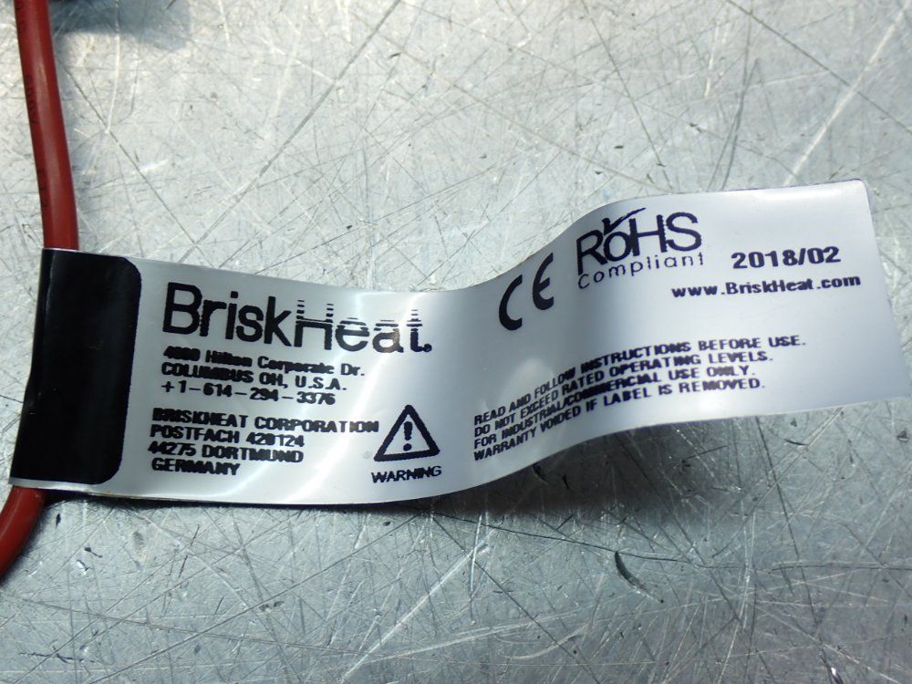 Briskheat Heavy Insulated Fiberglass Heating Tape - Bs0051040l