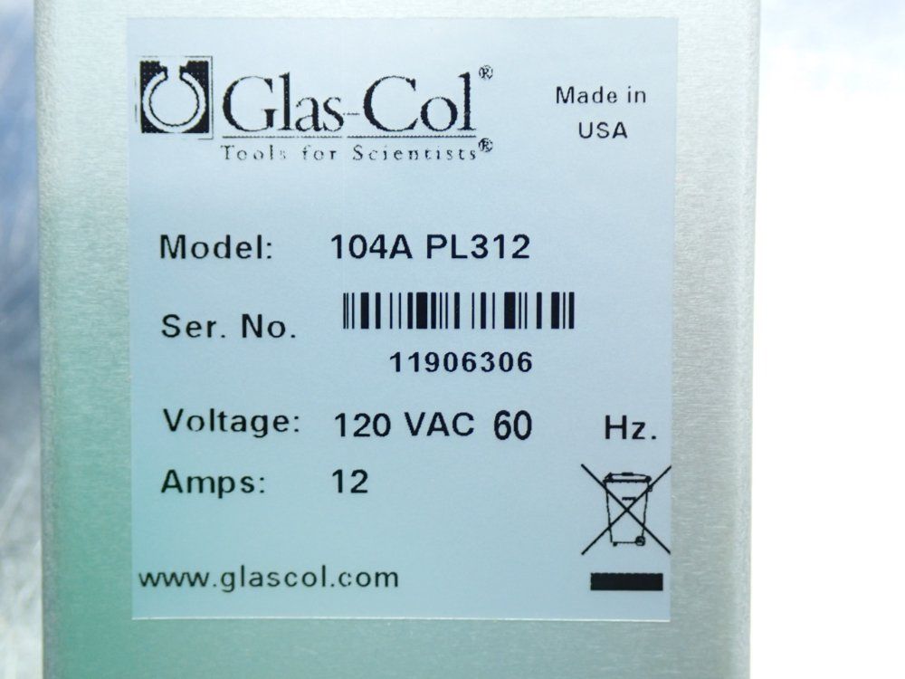 Glas-col Heating Mantle Temp Controller - 104apl312