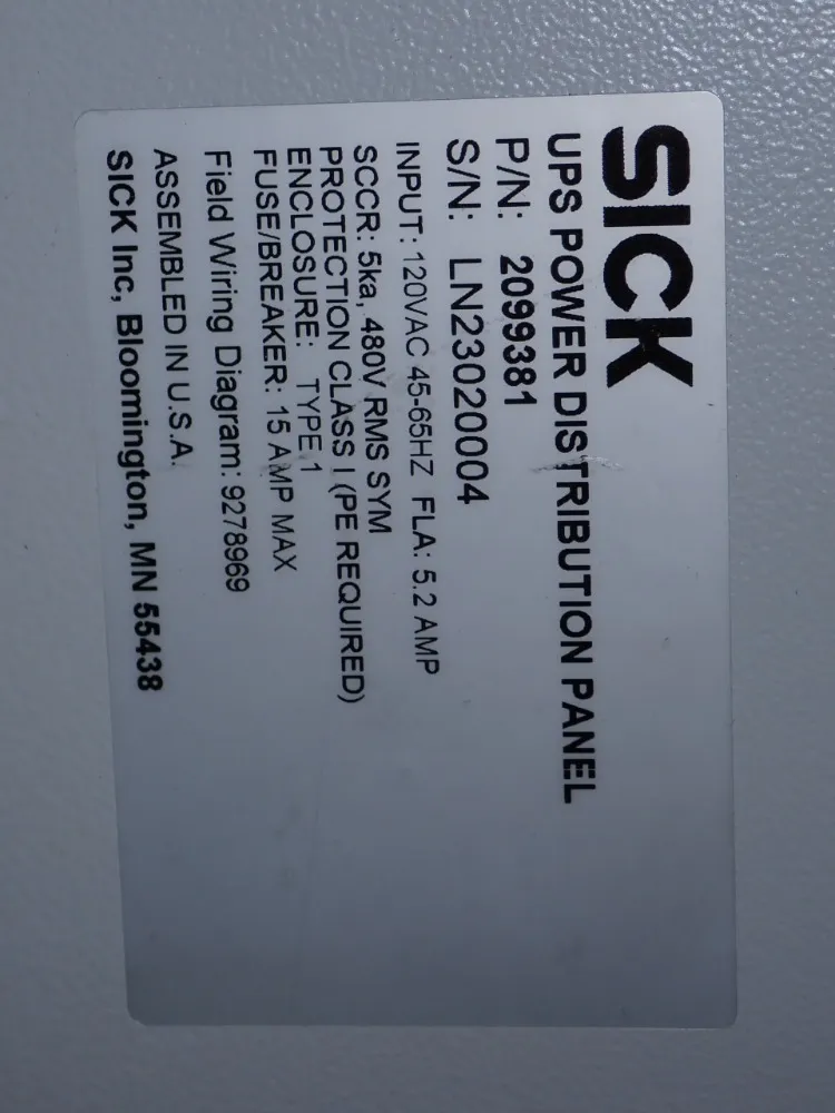 Sick Control Cabinet