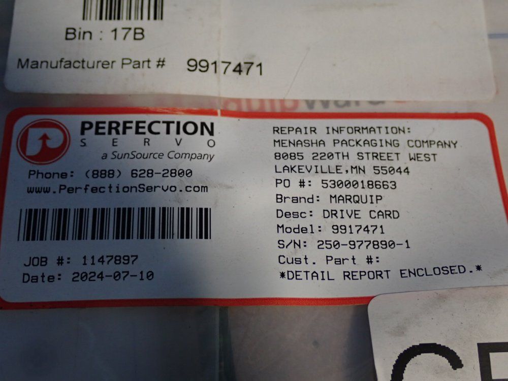 Marquip Plc Drive Module - 9917471