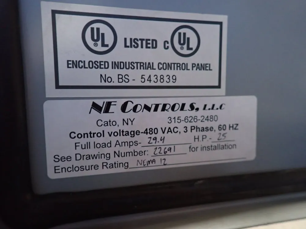 Durovac Industrial Vacuums 25 Hp Portable Vacuum System - Plcv25 6m