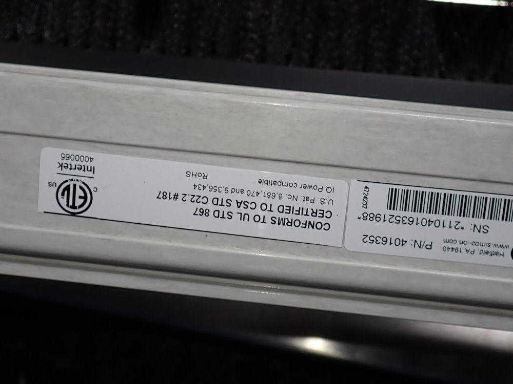 Simco Ion 24" Neutro-vac Web Cleaning System