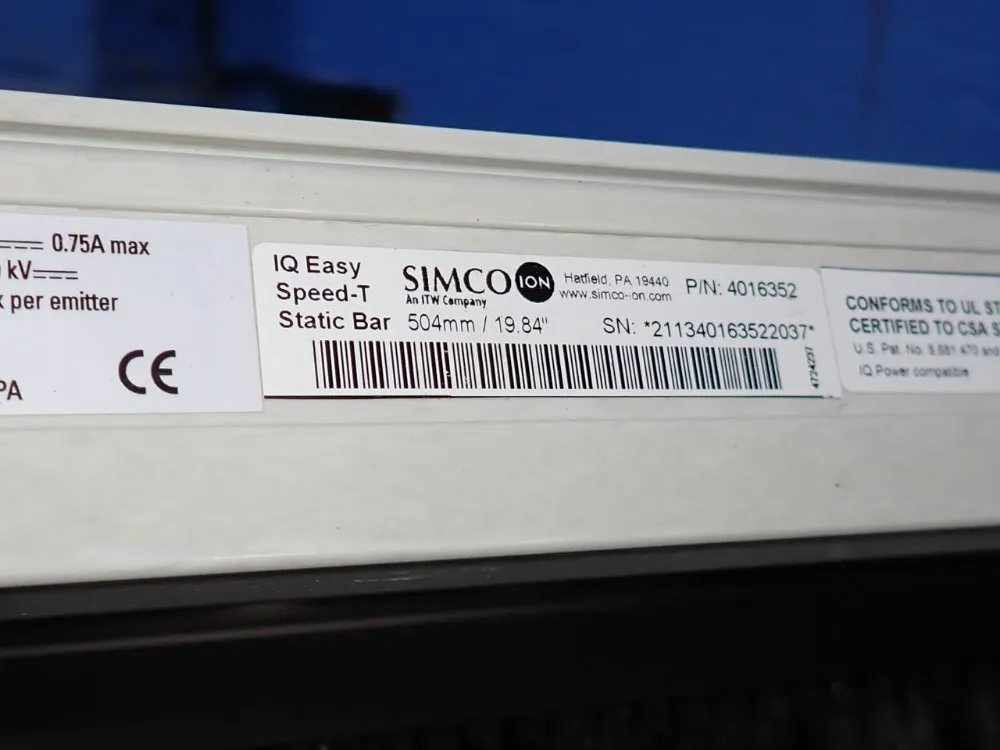 Simco Ion 24" Neutro-vac Web Cleaning System