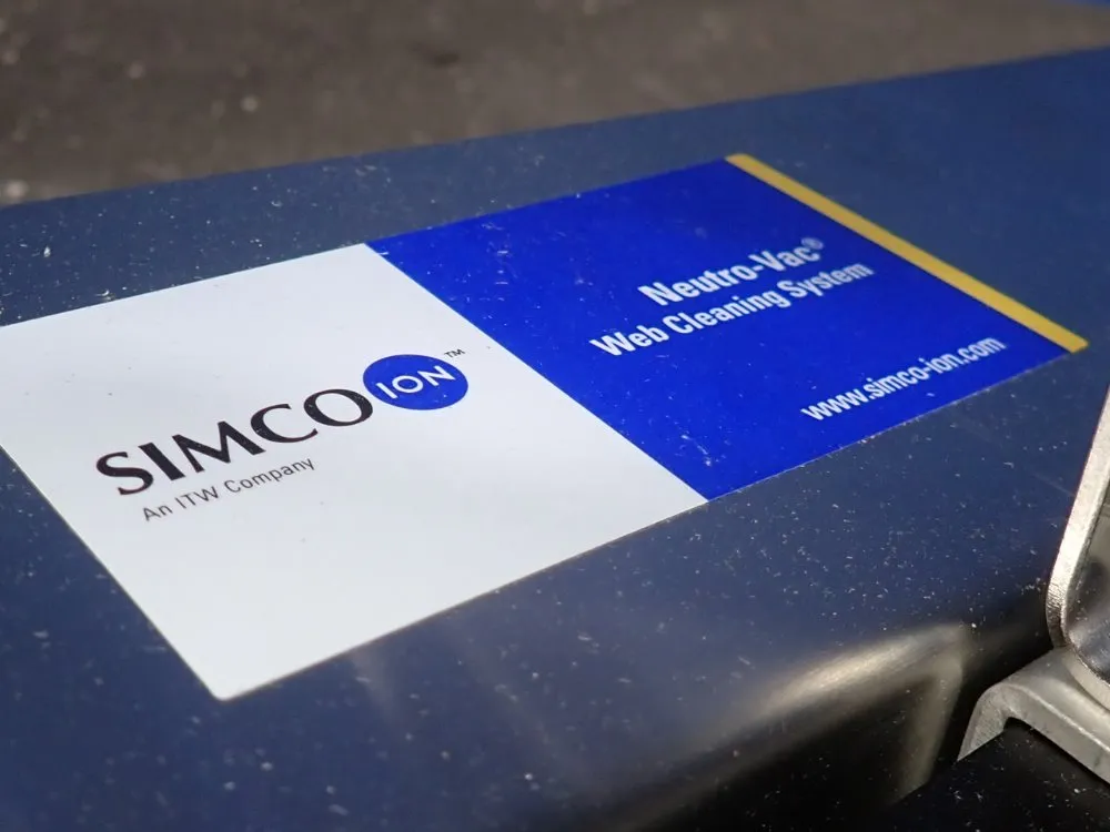 Simco Ion 24" Neutro-vac Web Cleaning System