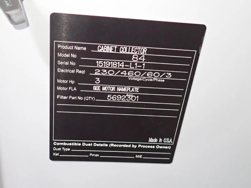 3 Hp Dust Collector - 84