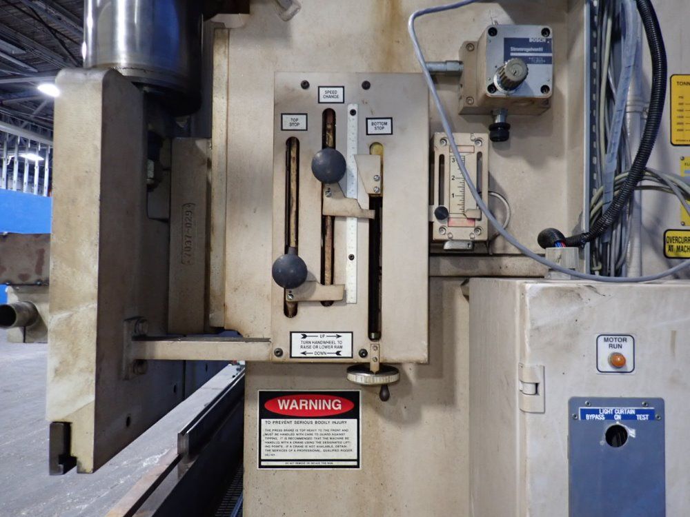 Wysong & Miles Company 100 Tons / 120" Press Brake - Mth100-120