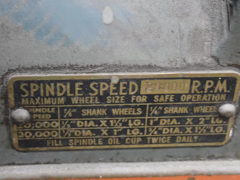 Rice Pump & Machine Co 11"x 11" Profile Grinder