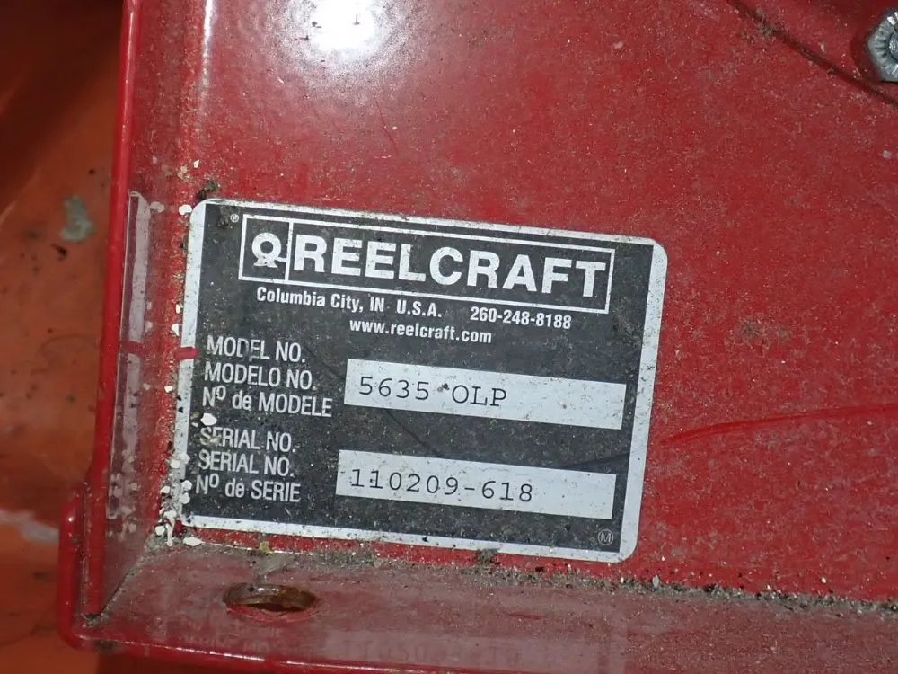 Reelcraft Hose Reels - 5635 Olp