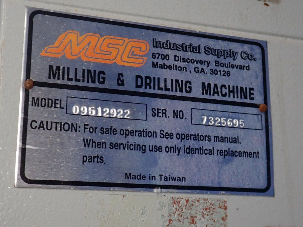 Msc Industrial Supply Co 20" Drill Press - 09512922