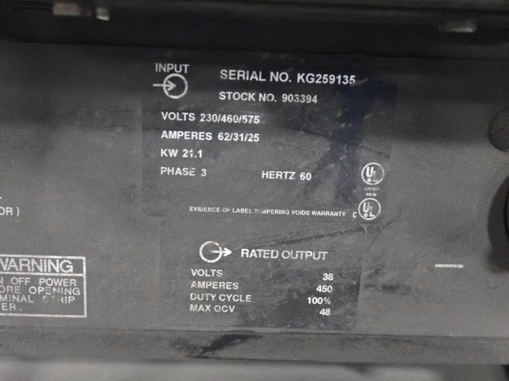 Miller Electric 450 Amps Welder - Deltaweld 452