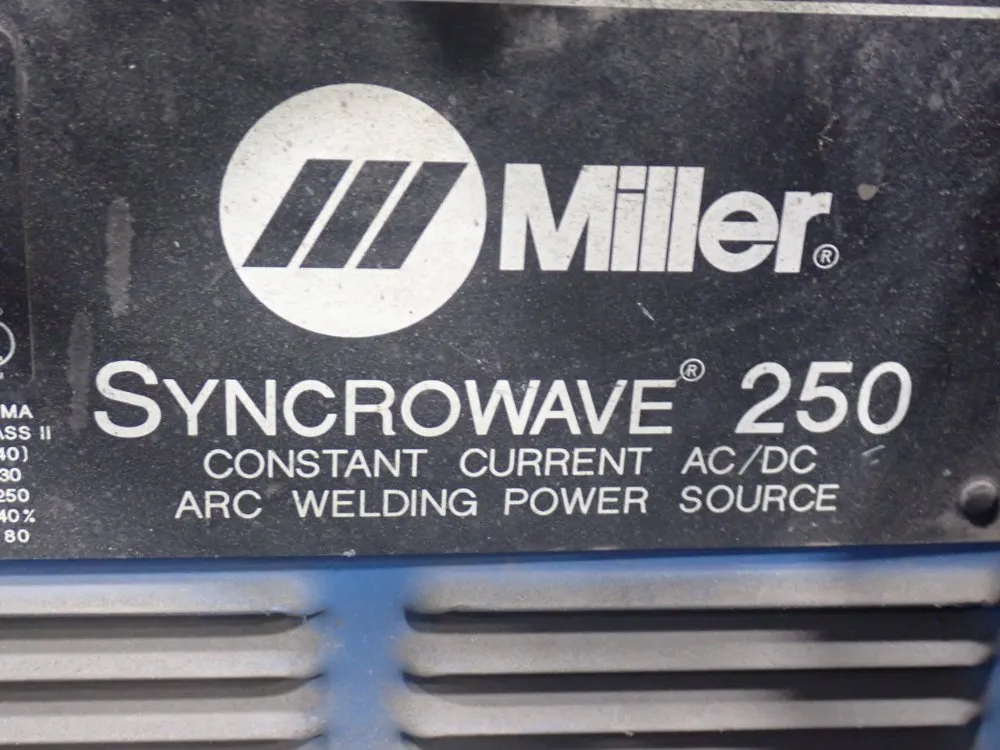 Miller Electric 250 Amps Welder - Syncrowave 250