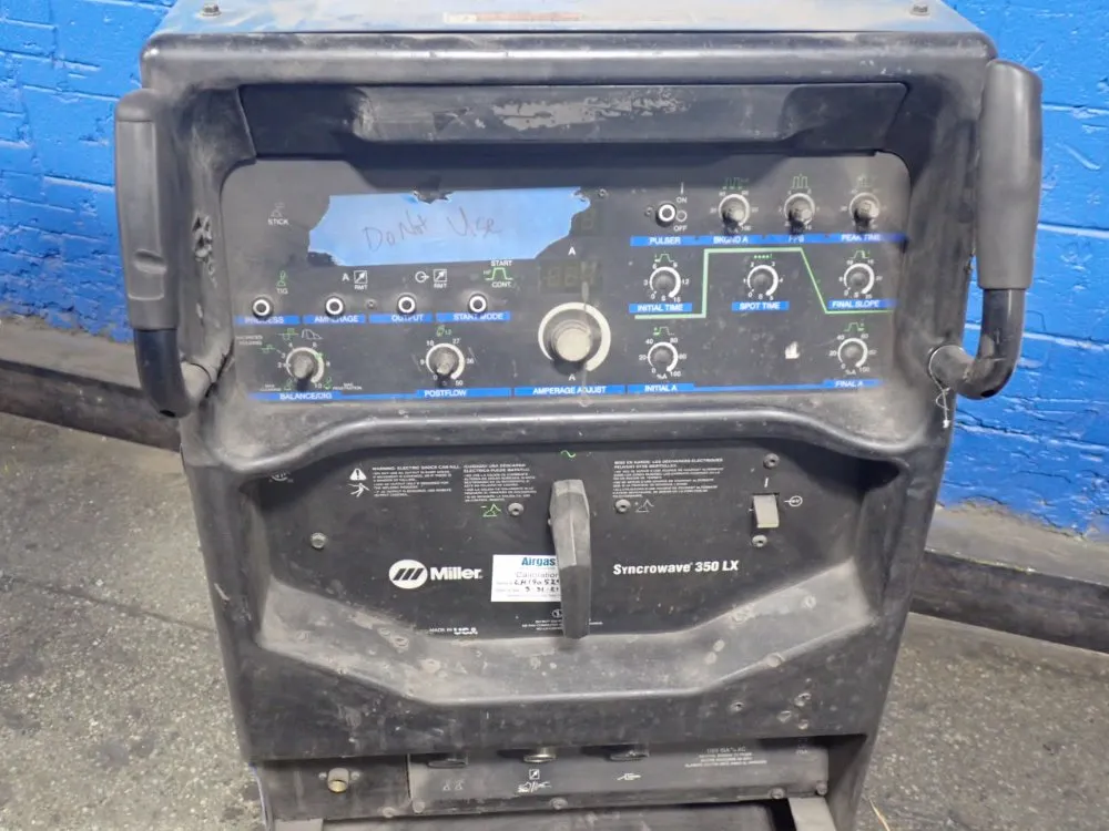 Miller Electric 400 Amps Welder - Syncrowave 350 Lx