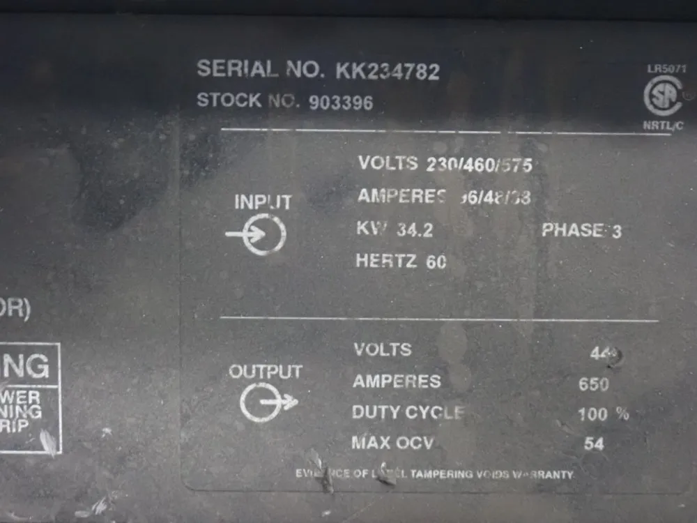 Miller Electric 650 Amps Welder - Deltaweld 652