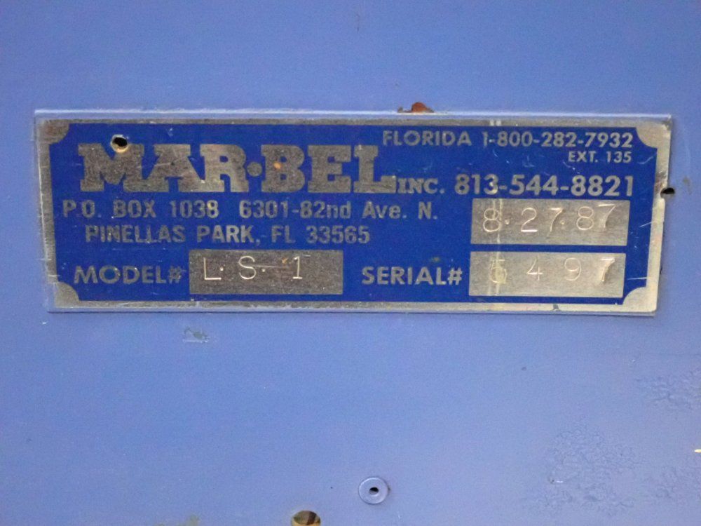 Mar-bel Inc Slitter - Ls1