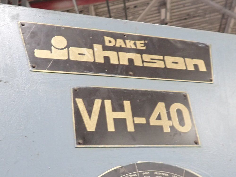 Dake Johnson 40" Vertical Band Saw - Vh-40