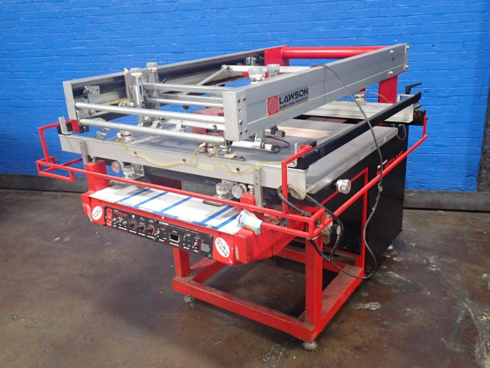 Lawson Screen Products Inc Graphic Screen Printing Press - Mustang