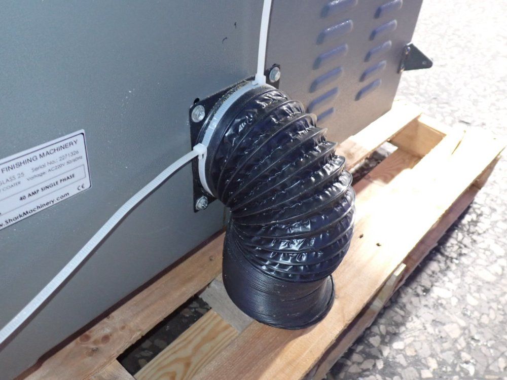 Shark Finishing Machinery 40 Amps Glass Uv Coater - Glass 25