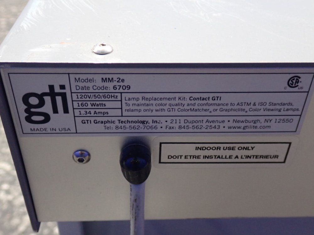 Gti Graphic Tech Inc 160 Watts Color Viewing Station - Mm-2e