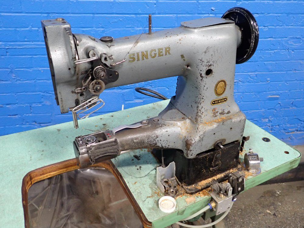 The Singer Manufacturing Company 10" Throat Sewing Machine - 153 W 102