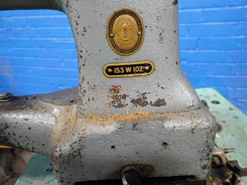 The Singer Manufacturing Company 10" Throat Sewing Machine - 153 W 102