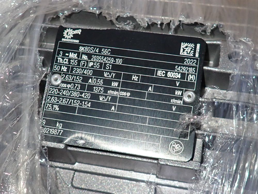 Nord 0.55 Kw Motor - Sk80s/4 56c