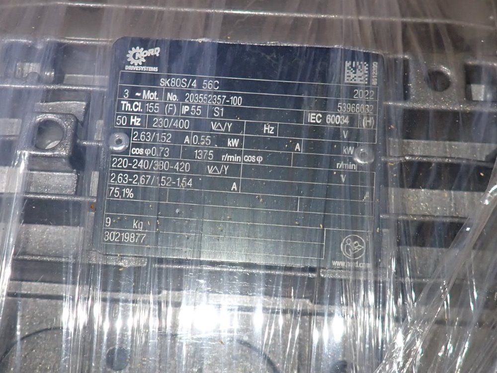 Nord 0.55 Kw Motor - Sk80s/4 56c