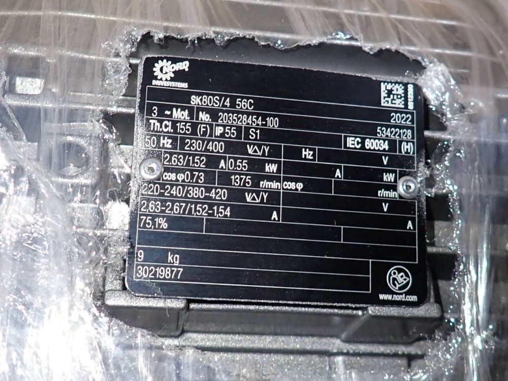 Nord 0.55 Kw Motor - Sk80s/4 56c