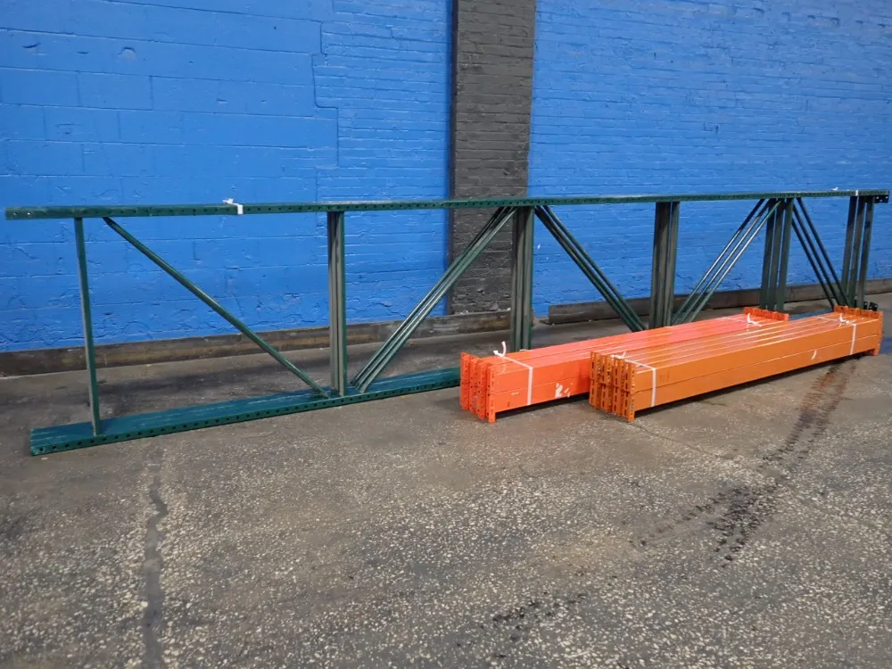 42" X 252" Pallet Racking Lot - Tear Drop