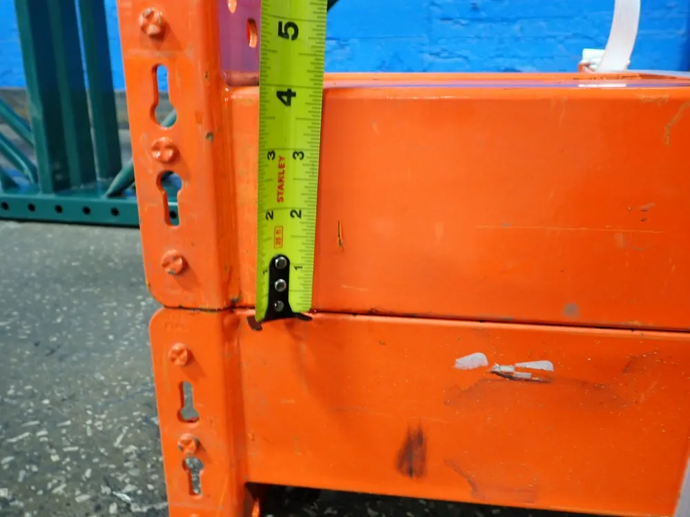 42" X 252" Pallet Racking Lot - Tear Drop