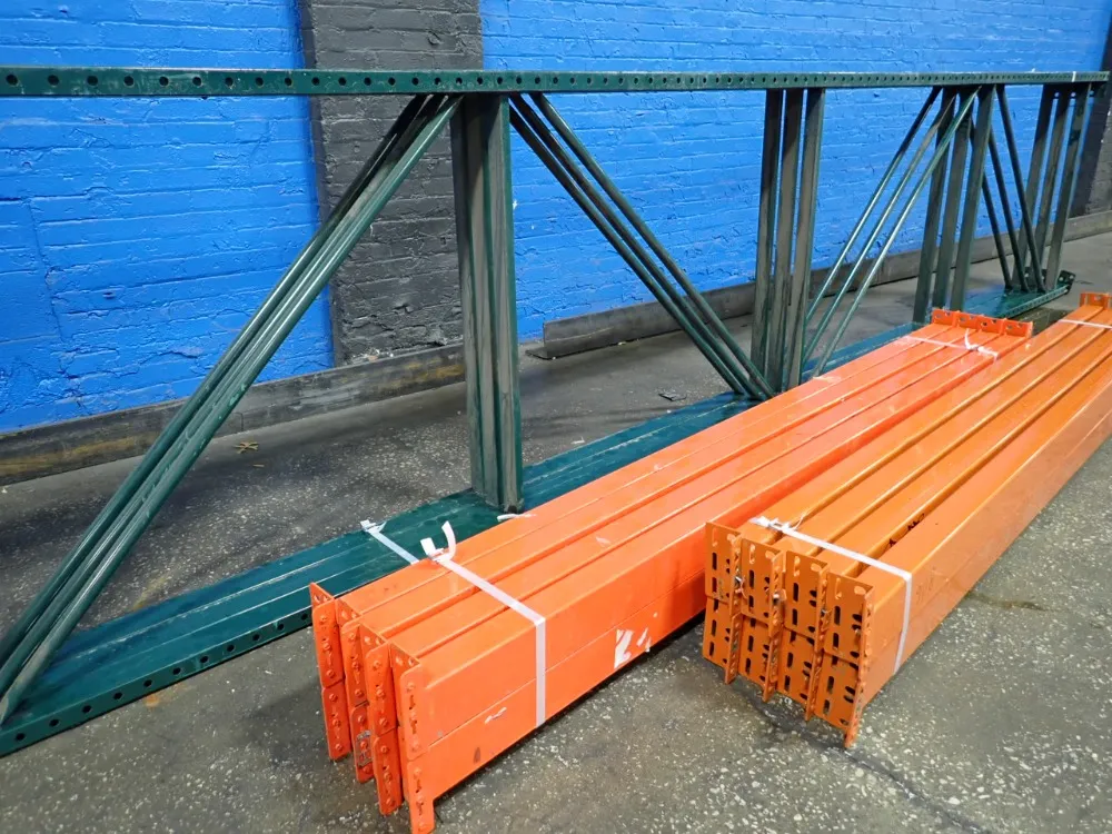 42" X 252" Pallet Racking Lot - Tear Drop