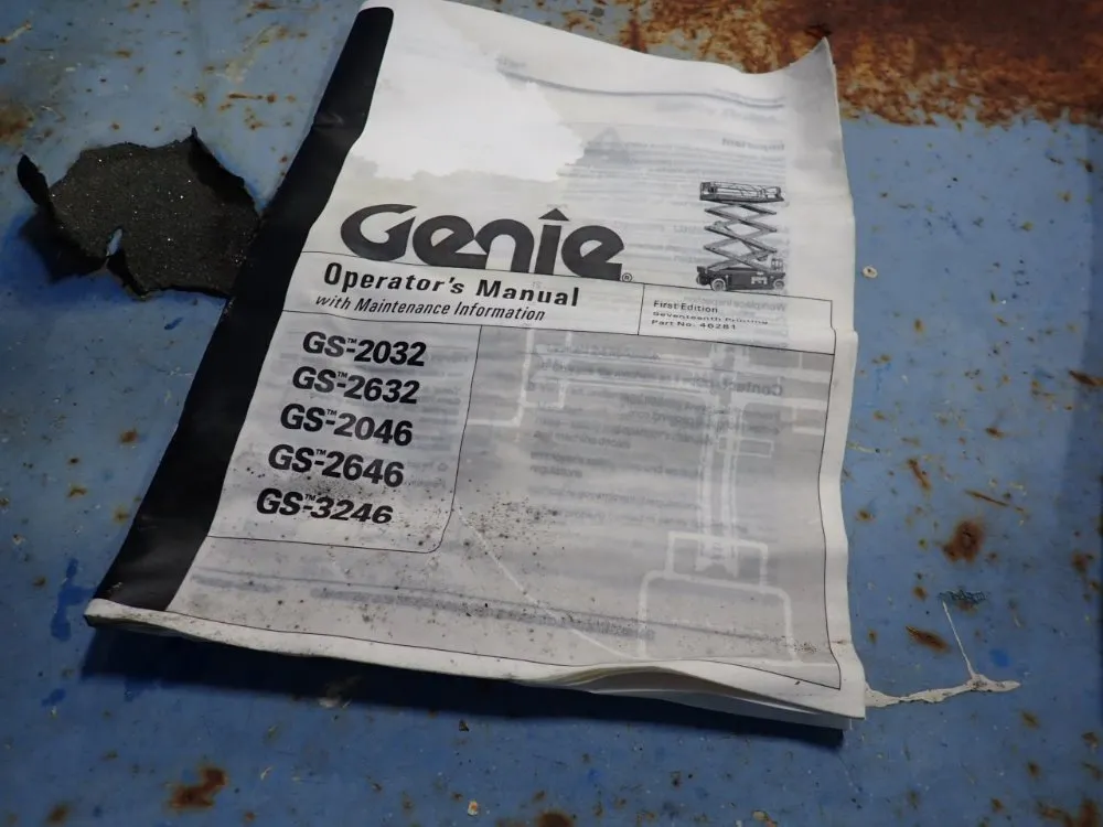 Genie 1000 Lbs Scissor Lift - Gs-2646