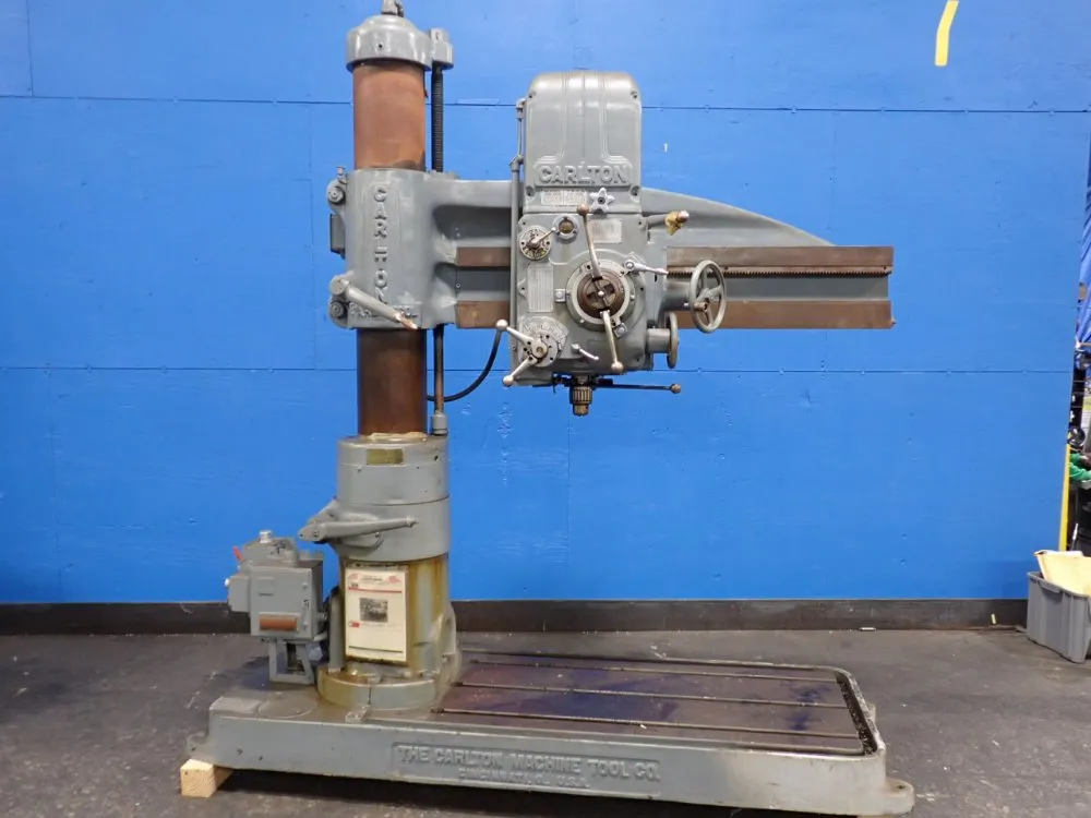 The Carlton Machine Tool Co 4' X 9" Radial Arm Drill
