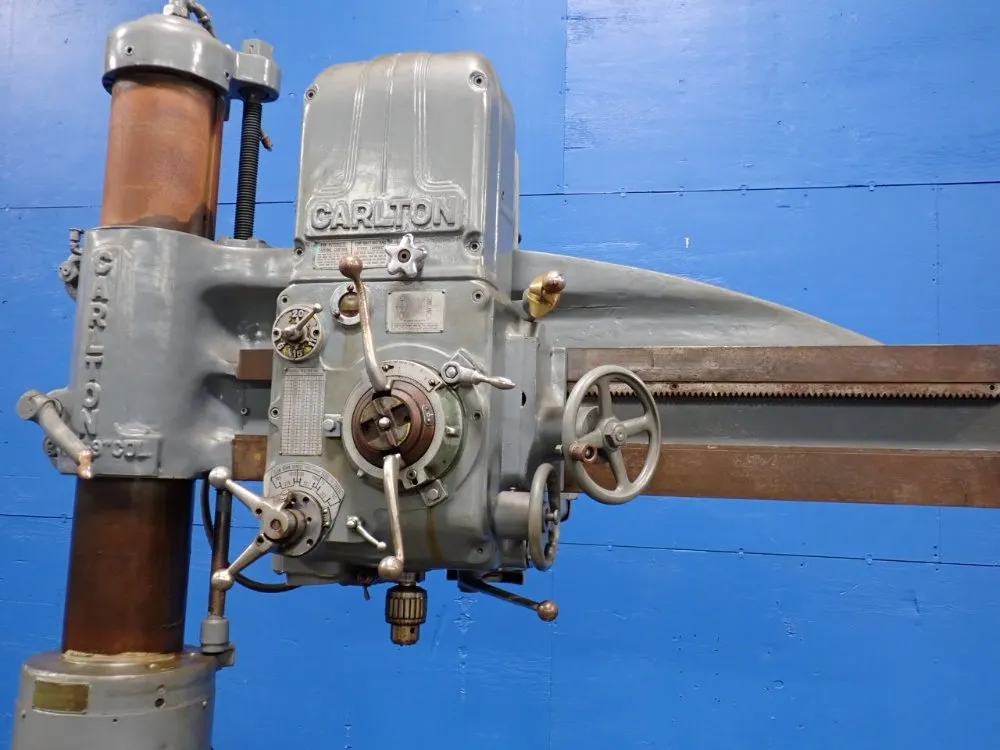 The Carlton Machine Tool Co 4' X 9" Radial Arm Drill