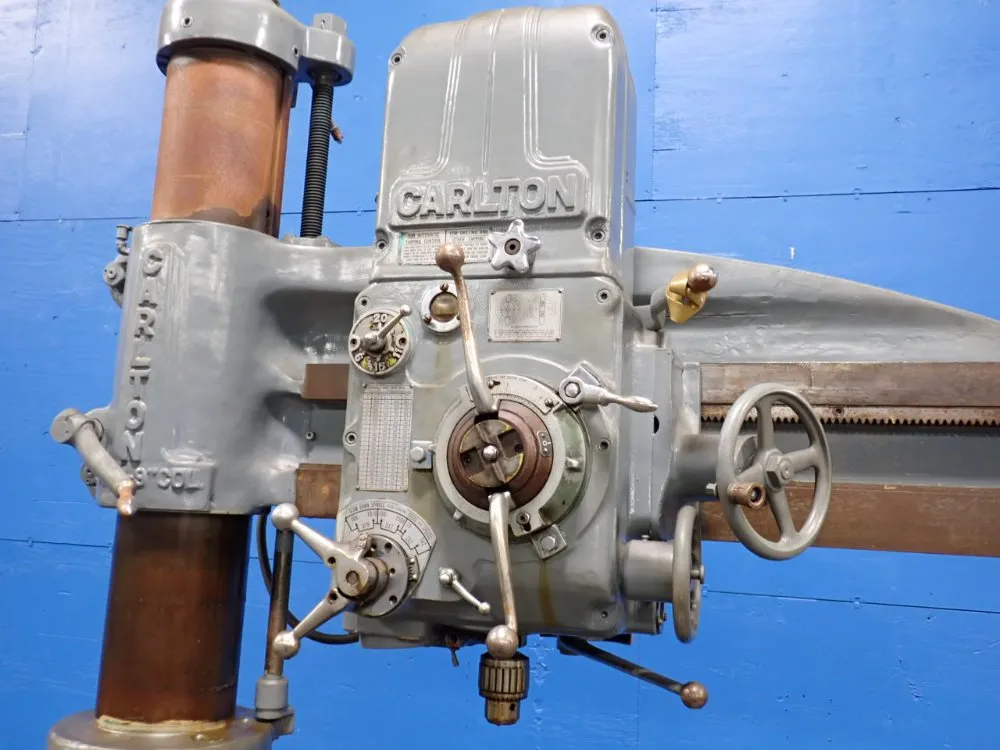 The Carlton Machine Tool Co 4' X 9" Radial Arm Drill