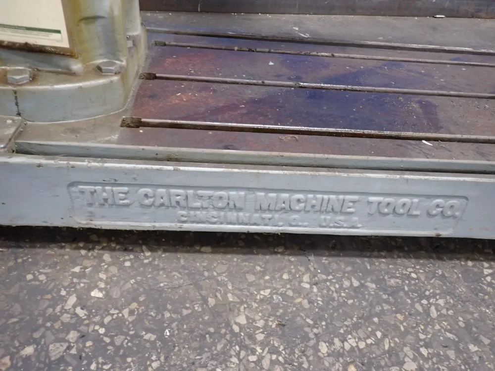 The Carlton Machine Tool Co 4' X 9" Radial Arm Drill