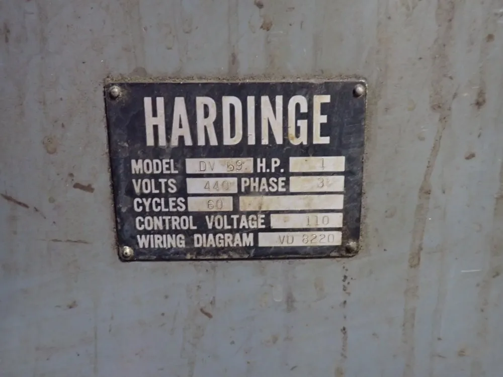 Hardinge 9" X 23" Turret Lathe W/ Tooling - Dv59
