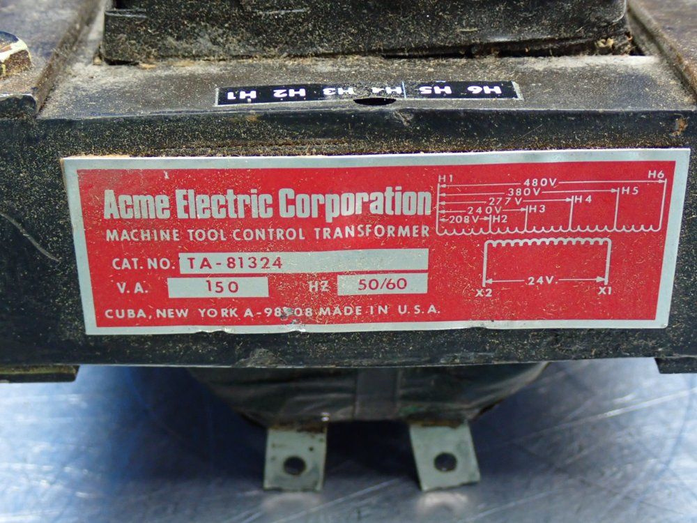 Acme Electric Corp Dry Transformer - Ta-81324