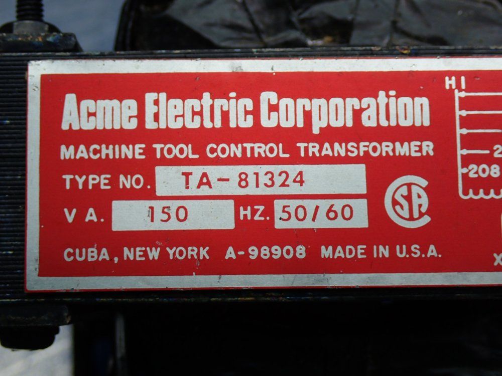 Acme Electric Dry Transformer - Ta-81324