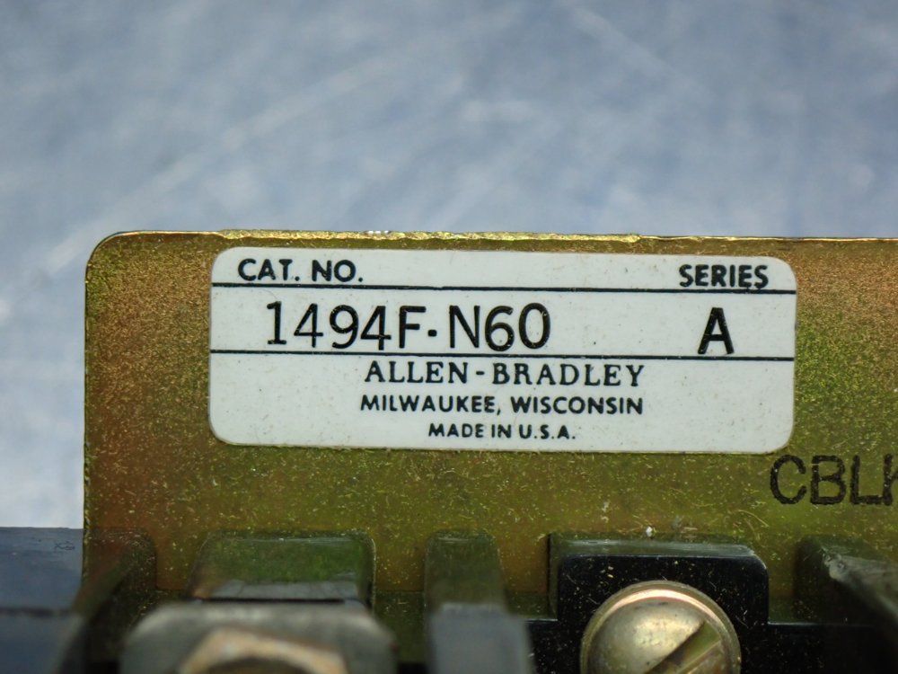 Allen Bradley Disconnect Switch - 1494f-n60